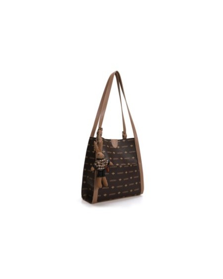 Bolsa de mano Dunia Marrón Marrón Claro 352 Lucky Bees 671LKB1509