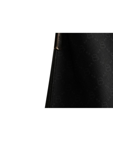 Bolso de hombro Edith Negro Gris 334 Lucky Bees 671LKB1512