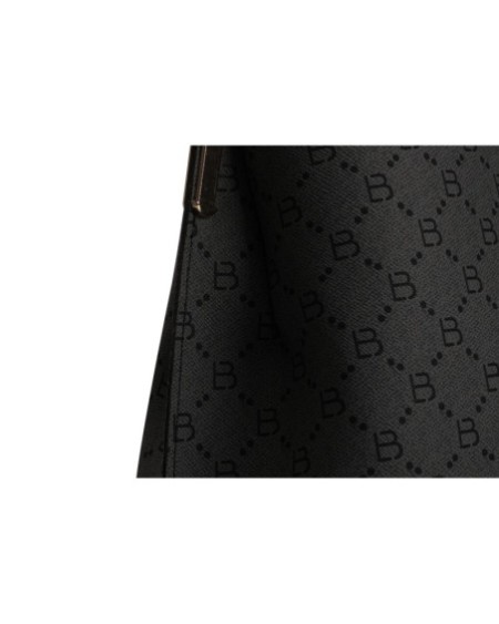 Bolso de hombro Edith Gris Negro 334 Lucky Bees 671LKB1514