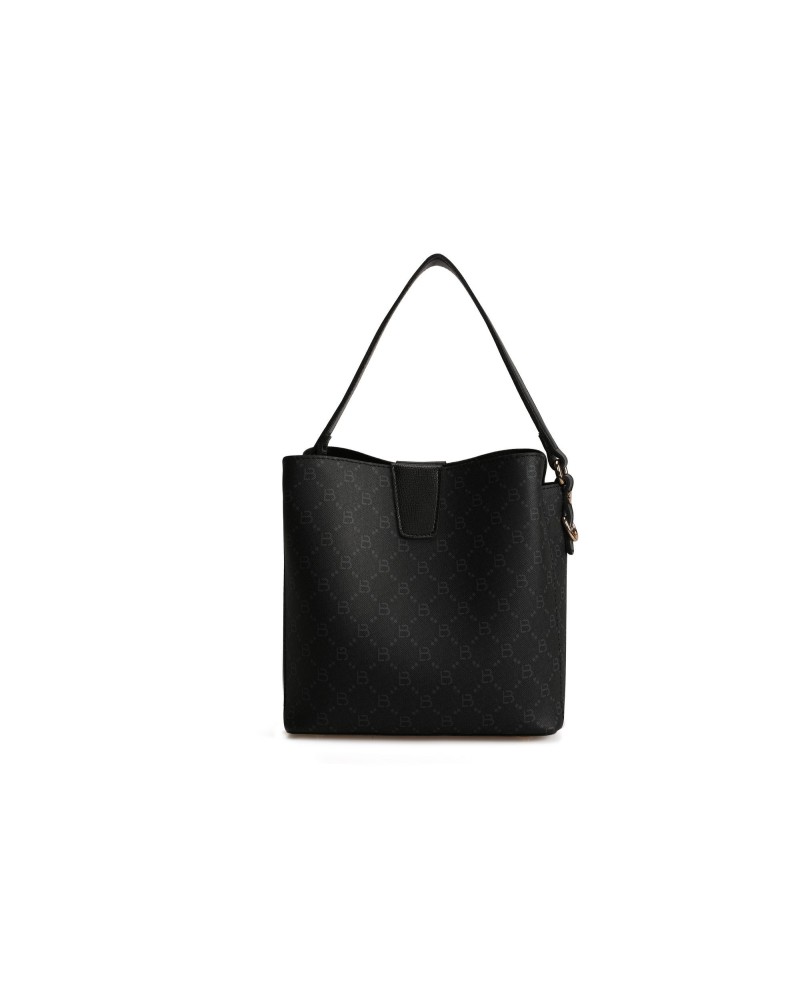 Bolso tipo cubo Eloina Negro Gris 328 Lucky Bees 671LKB1518