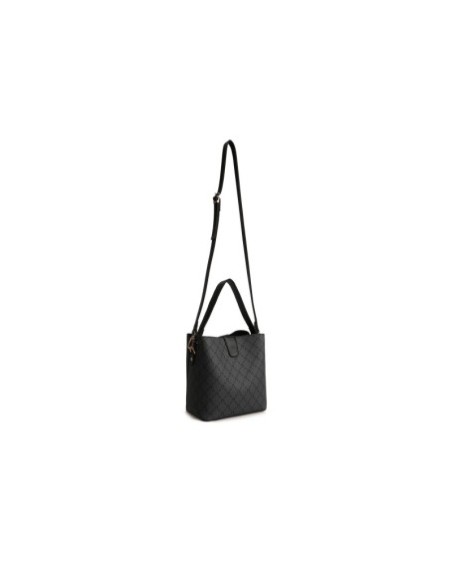 Bolso tipo cubo Eloina Gris Negro 328 Lucky Bees 671LKB1520