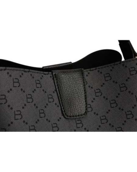 Bolso tipo cubo Eloina Gris Negro 328 Lucky Bees 671LKB1520