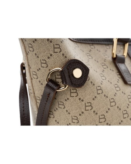 Bolsa de mano Eneida Crema Marrón 355 Lucky Bees 671LKB1522