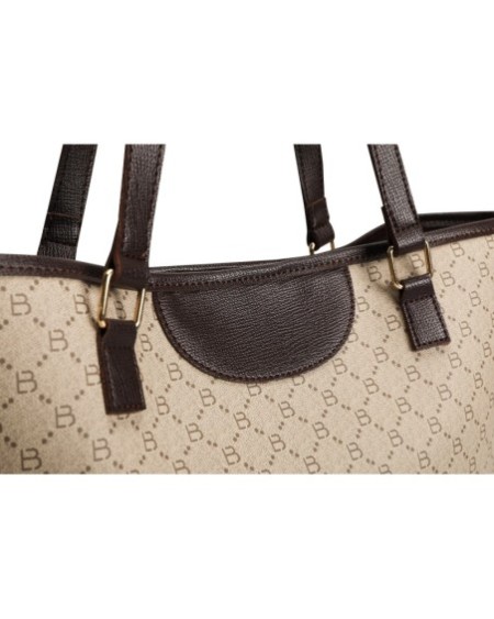 Bolsa de mano Eneida Crema Marrón 355 Lucky Bees 671LKB1522