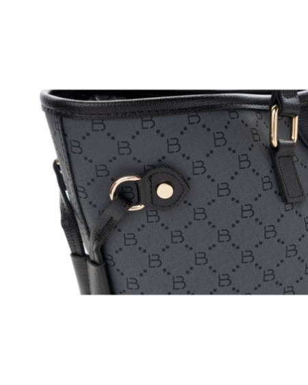 Bolsa de mano Eneida Gris Negro 355 Lucky Bees 671LKB1523