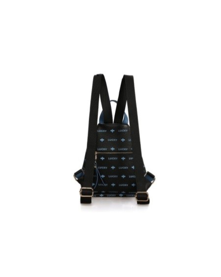 Mochila Faustina Negro Azul Oscuro 945 Lucky Bees 671LKB1536