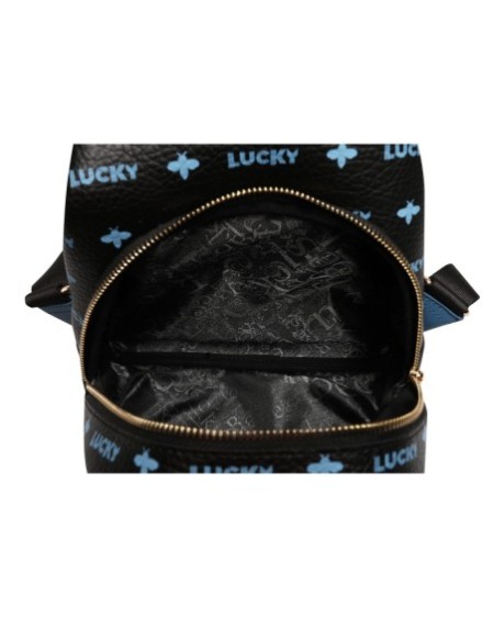 Mochila Faustina Negro Azul Oscuro 945 Lucky Bees 671LKB1536