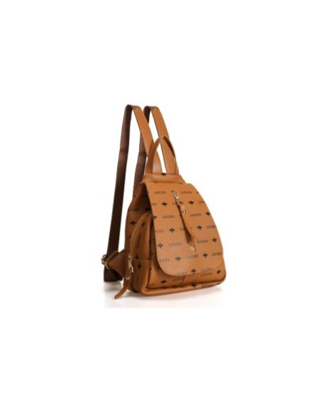 Mochila Faustina Mostaza 945 Lucky Bees 671LKB1538
