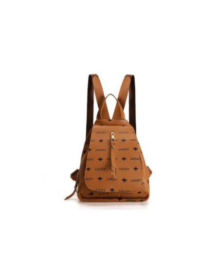 Mochila Faustina Mostaza 945 Lucky Bees 671LKB1538