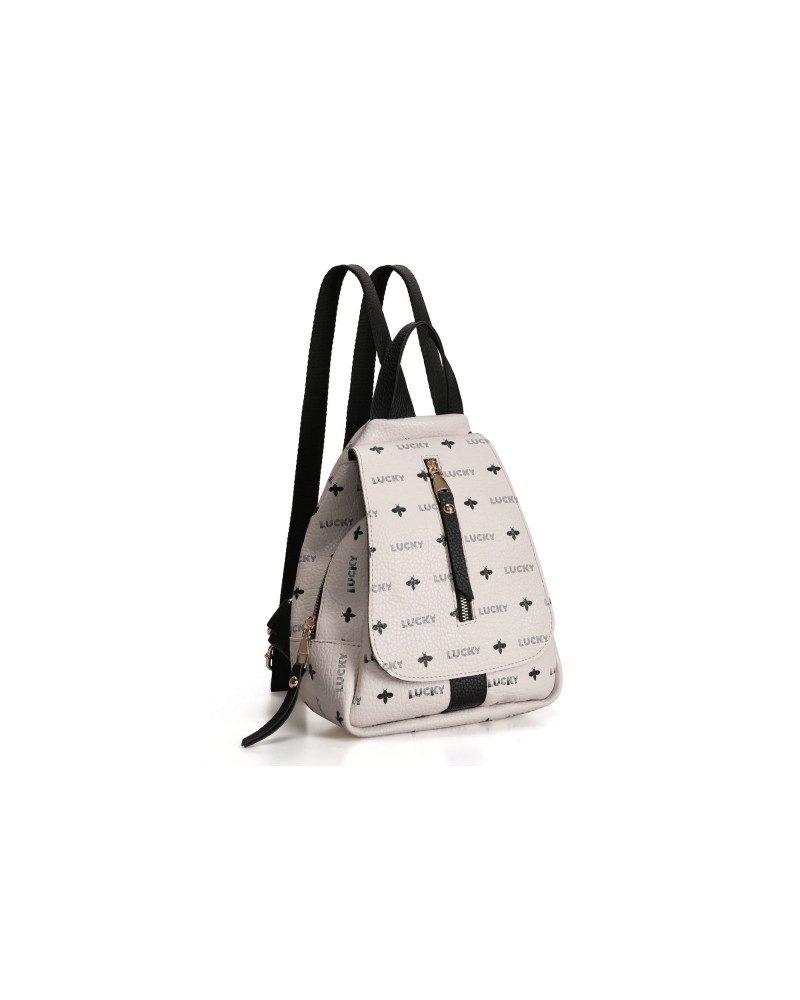 Mochila Faustina Blanco 945 Lucky Bees 671LKB1539