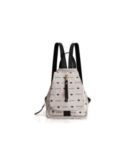 Mochila Faustina Blanco 945 Lucky Bees 671LKB1539