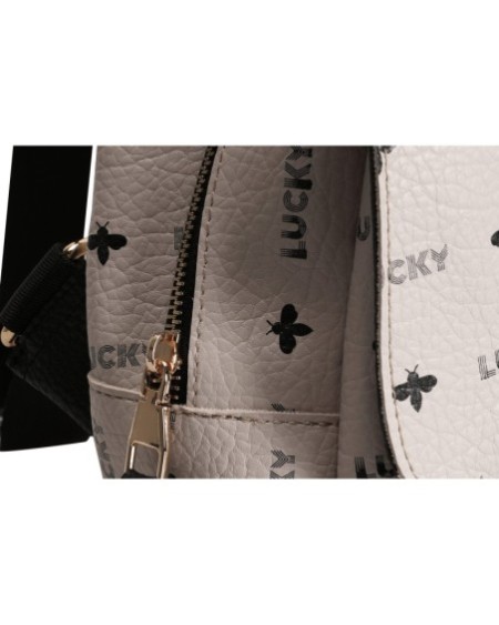 Mochila Faustina Blanco 945 Lucky Bees 671LKB1539