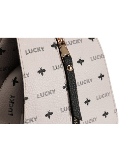 Mochila Faustina Blanco 945 Lucky Bees 671LKB1539