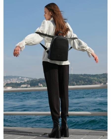 Mochila Florina Negro 528 Lucky Bees 671LKB1548