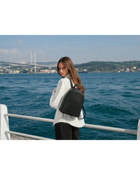 Mochila Florina Negro 528 Lucky Bees 671LKB1548