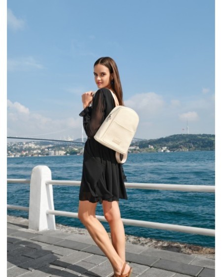 Mochila Florina Crema 528 Lucky Bees 671LKB1550