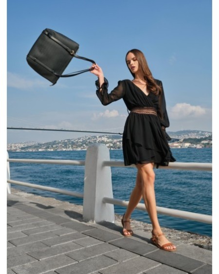 Bolsa de mano Gala Negro 1275 Lucky Bees 671LKB1556