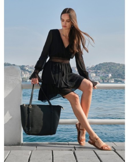 Bolsa de mano Gala Negro 1275 Lucky Bees 671LKB1556