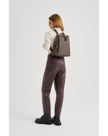 Mochila Griselda Marrón 359 Lucky Bees 671LKB1566