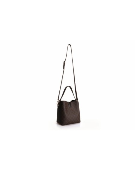 Bolso tipo cubo Hakima Marrón 328 Lucky Bees 671LKB1567