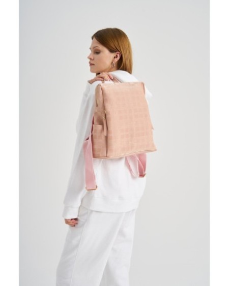 Mochila Indhira Rosa 1217 Lucky Bees 671LKB1588