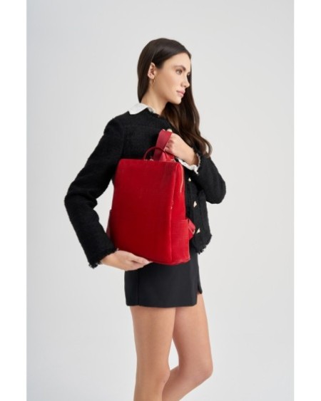 Mochila Indhira Rojo 1217 Lucky Bees 671LKB1592