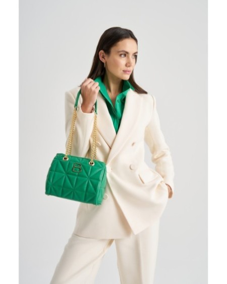 Bolso de hombro Inna Verde 391 Lucky Bees 671LKB1605
