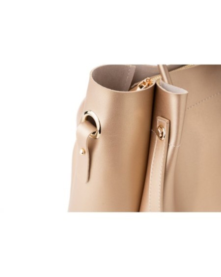 Bolso de hombro Iraida Dorado 275 Lucky Bees 671LKB1608