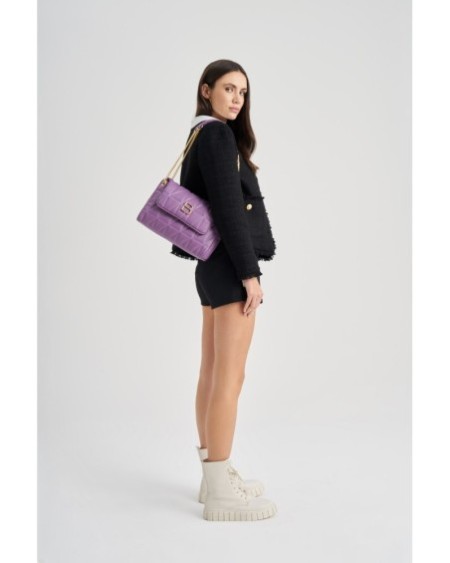 Bolso de hombro Izar Lila 1246 Lucky Bees 671LKB1620