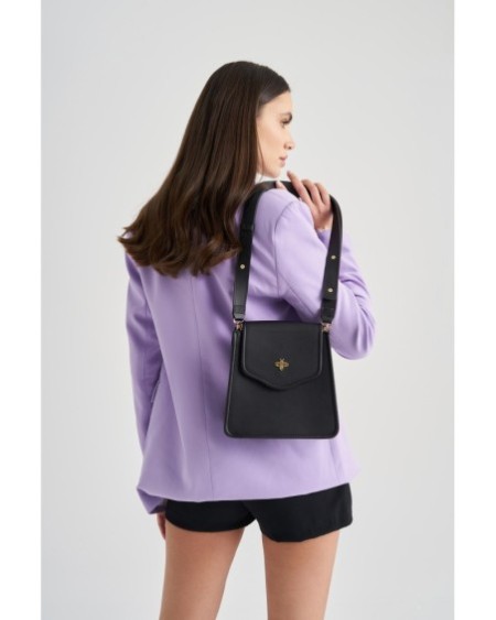 Bolso de hombro Jade Negro 1248 Lucky Bees 671LKB1629