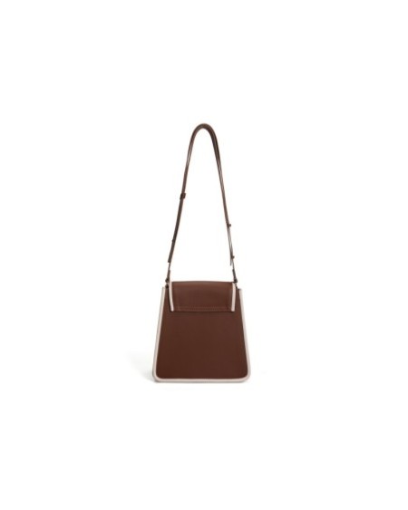 Bolso de hombro Jamila Marrón Crema 1248 Lucky Bees 671LKB1630