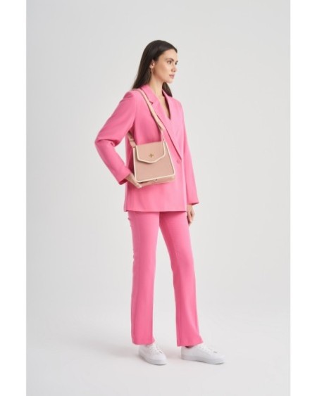 Bolso de hombro Jamila Rosa Crema 1248 Lucky Bees 671LKB1631