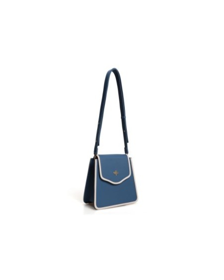 Bolso de hombro Jamila Azul Crema 1248 Lucky Bees 671LKB1632