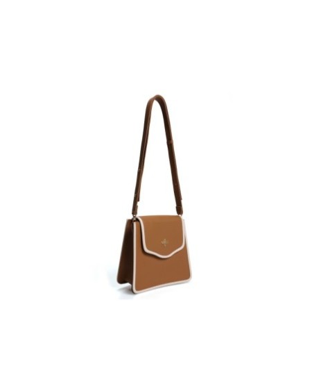 Bolso de hombro Jamila Camel Crema 1248 Lucky Bees 671LKB1633
