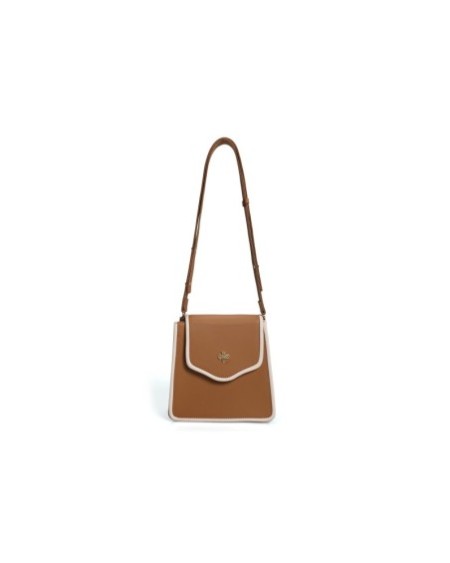 Bolso de hombro Jamila Camel Crema 1248 Lucky Bees 671LKB1633