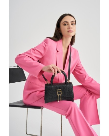 Bolso Chic Jazmín Negro 1224 Lucky Bees 671LKB1643