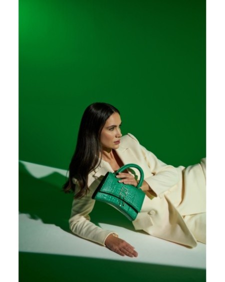 Bolso Chic Jazmín Verde 1224 Lucky Bees 671LKB1645
