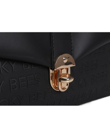 Bolso de hombro Laida Negro 1228 Lucky Bees 671LKB1652