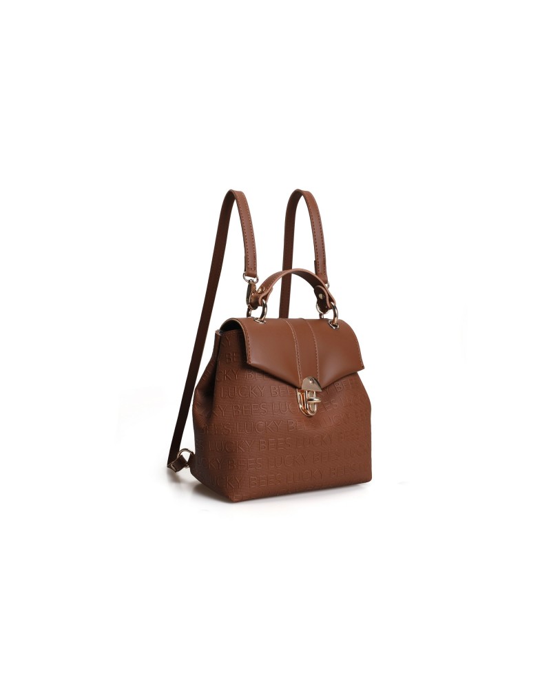 Mochila Larisa Bronce 1214 Lucky Bees 671LKB1653