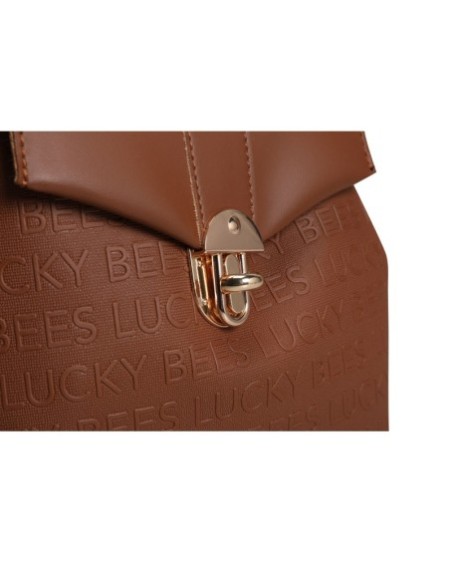 Mochila Larisa Bronce 1214 Lucky Bees 671LKB1653