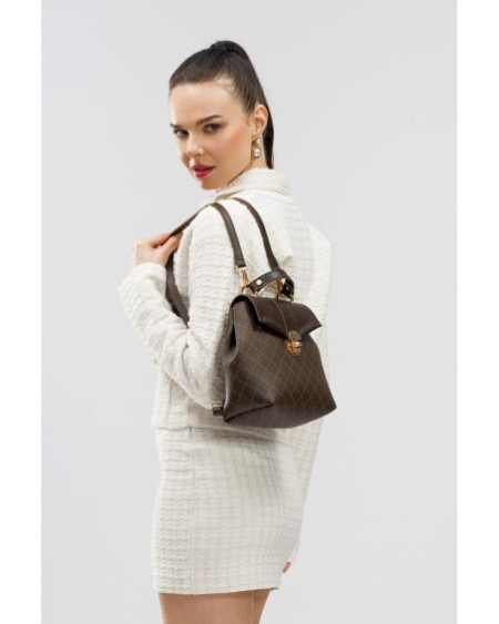 Mochila Letizia Marrón 1214 Lucky Bees 671LKB1678
