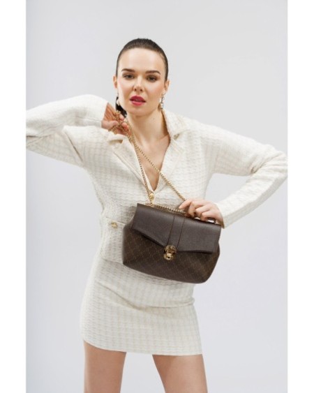 Bolso de hombro Leonisa Marrón 1228 Lucky Bees 671LKB1680