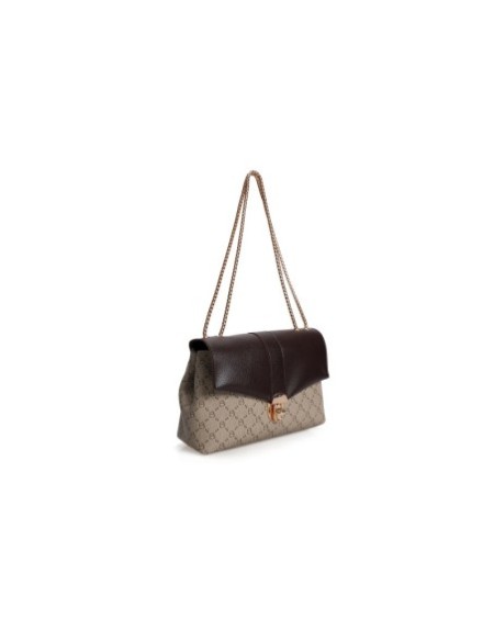 Bolso de hombro Leonisa Crema Marrón 1228 Lucky Bees 671LKB1681