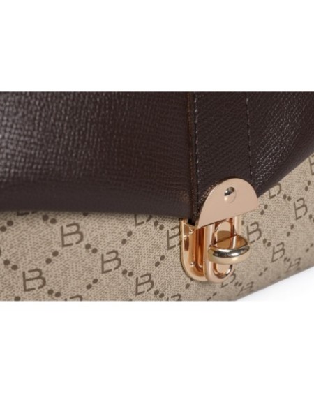 Bolso de hombro Leonisa Crema Marrón 1228 Lucky Bees 671LKB1681