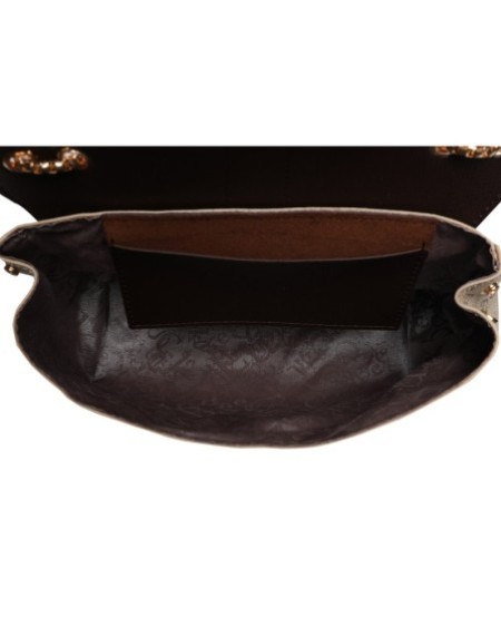 Bolso de hombro Leonisa Crema Marrón 1228 Lucky Bees 671LKB1681