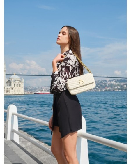 Bolso de hombro Liria Crema 1231 Lucky Bees 671LKB1690