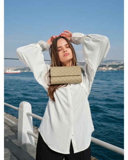 Bolso bandolera Lorea Crema 1283 Lucky Bees 671LKB1695