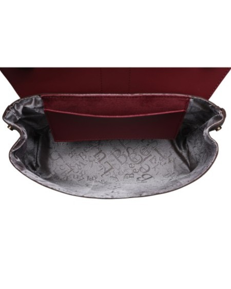 Bolso de hombro Luciana Rojo Burdeos Marrón 1228 Lucky Bees 671LKB1707
