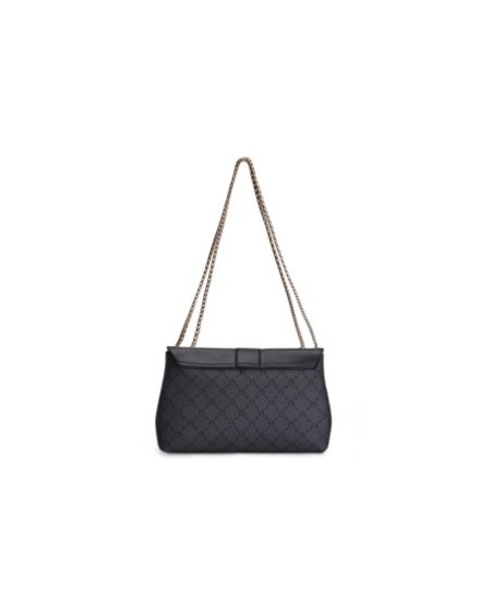Bolso de hombro Luciana Negro Gris 1228 Lucky Bees 671LKB1709
