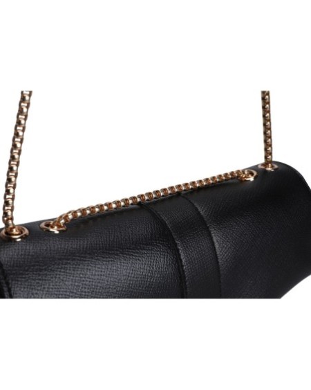 Bolso de hombro Luciana Negro Gris 1228 Lucky Bees 671LKB1709